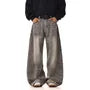 Mid Rise Washed Wide Leg Jeans