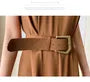 Sleeveless Crewneck Plain Wide Leg Jumpsuit