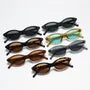 Translucent Oval Sunglasses