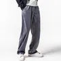 High Waist Velvet Wide Leg Sweatpants