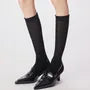 Slouchy Plain Long Socks