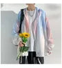 Gradient Hood Zip Windbreaker