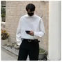 Long-Sleeve Crew Neck Plain T-Shirt