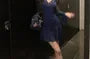 Long Sleeve V-Neck Sequined Lace Mini A-Line Dress