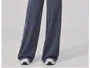 Set: Plain Yoga Camisole Top + Mid Rise Wide Leg Yoga Pants