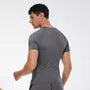 Short-Sleeve Crewneck Plain Sports Top