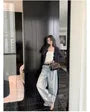 V-Neck Plain Lace Trim Button Up Cardigan