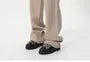 Mid Rise Plain Loose Fit Dress Pants
