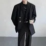 Lapel Long Sleeve Single Breasted Blazer