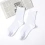 Ribbed Plain Socks