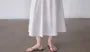Short Puff Sleeve Tie-Front Plain Pointelle A-Line Dress (Various Designs)