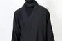 Mock Two-Piece V-Neck Open Front Jacket