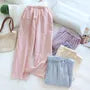High Waist Plain Pajama Pants