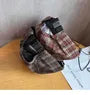Plaid Panel Baseball Cap