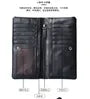 Faux Leather Zip Long Wallet