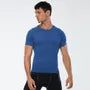 Short-Sleeve Crewneck Plain Sports Top