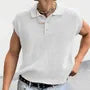 Demon Hunter Collar Plain Knit Tank Top