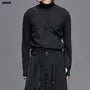 Long-Sleeve Turtleneck Plain T-Shirt