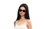 V-Neck Lace Trim Plain Crop Camisole Top