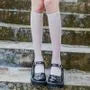 Plain Sheer Knee-High Socks
