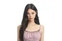Frill Trim Cinched Plain Crop Camisole Top