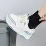 Two-Tone Platform Sneakers