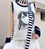 Striped Skinny Scarf