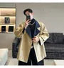 Two-Tone Open Front Jacket