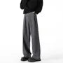 High Waist Plain Loose Fit Dress Pants