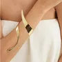 Plain Spiral Warp Around Alloy Open Ring / Open Bangle / Drop Earring
