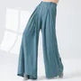 High Waist Plain Wide Leg Dance Pants