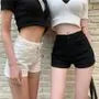 High Waist Denim Shorts
