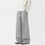 Drawstring Waist Plain Baggy Sweatpants