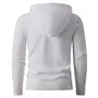 Henley Plain Drawstring Hooded Cable Knit Sweater