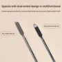 Stainless Steel Makeup Color Mixing Palette / Spatula / Mixing Palette Ring / Set
