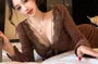 Long-Sleeve V-Neck Lace Maxi Bodycon Dress