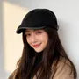 Corduroy Plain Newsboy Cap