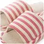 Striped Home Slippers