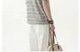 Striped Mock Two-Piece Polo T-Shirt