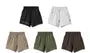 Drawstring Waist Plain Sweatshorts
