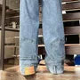Mid Rise Washed Wide Leg Jeans