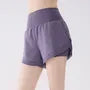 Elastic Waist Plain Sweatshorts