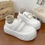 Platform Hook-and-Loop Strap Sneakers