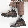 Argyle Print Socks
