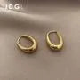 Oval Hoop Earring