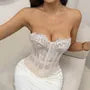 Lace Tube Corset Top
