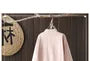 Mandarin Collar Plain Fleece-Lined Frog Button Jacket