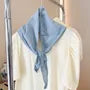 Plain Triangle Cotton Scarf