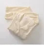 Pajama Set: Long-Sleeve Lapel Collar Lace Trim Button-Up Top + Pants