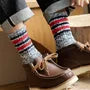 Striped Ribbed Socks